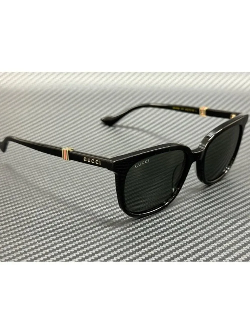 New Gucci Men Black Sunglasses 54-18-145
